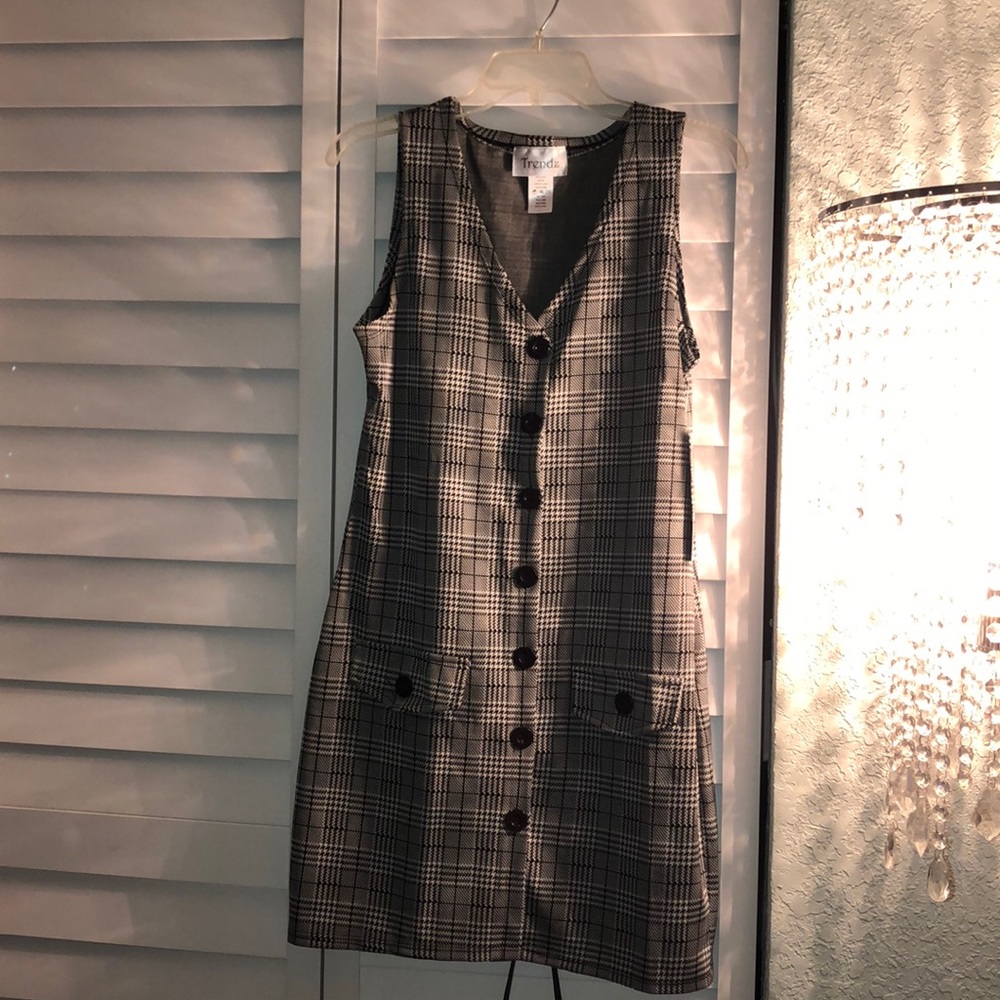 PLAID DRESS